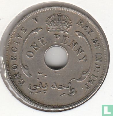 British West Africa 1 penny 1919 (H) - Image 2