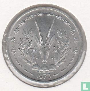 West African States 1 franc 1973 - Image 1