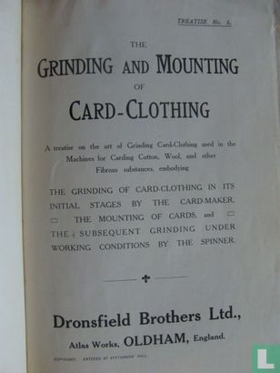 The Grinding and Mounting of Card-Clothing - Image 3