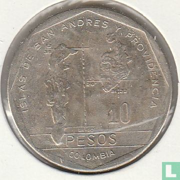 Colombia 10 pesos 1988 - Afbeelding 2