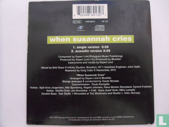 When Susannah Cries - Afbeelding 2