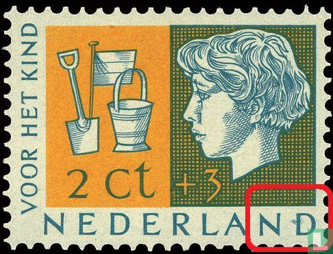 Children's stamps (PM1) - Image 1