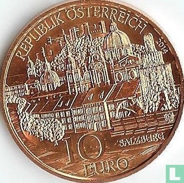 Austria 10 euro 2014 (copper) "Salzburg" - Image 1