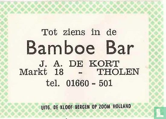Bamboe Bar 
