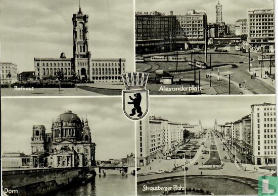 Gruß aus Berlin Rathaus, Alexanderplatz, Dom, Straßburger Platz - Image 1