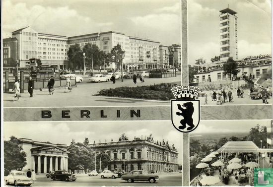 Berlin, Hauptstadt der DDR Frankfürterallee-Müggelturm Mahnmal u. Museum für Deutsche Geschichte Müggelturm Gaststätte - Afbeelding 1