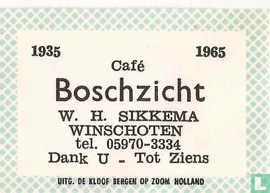 Café Boschzicht