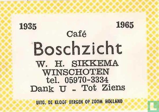 Café Boschzicht