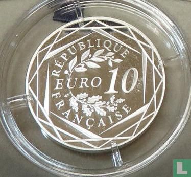 France 10 euro 2015 (PROOF) "Rooster" - Image 2