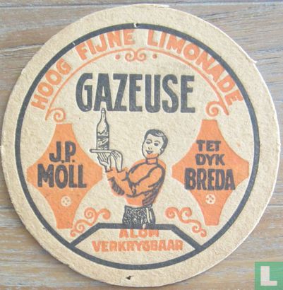 Hoog fijne limonade - Gazeuse - J.P.Moll - Breda