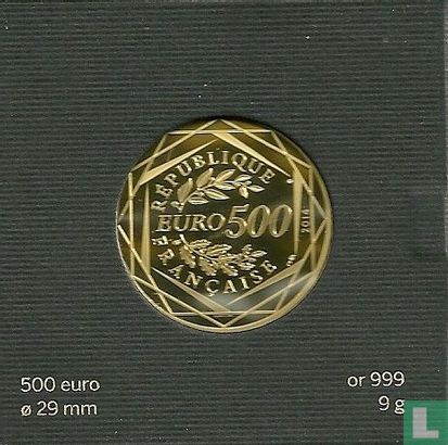 France 500 euro 2014 "The values of the Republic" - Image 1
