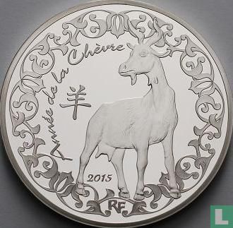 France 10 euro 2015 (PROOF) "Year of the Goat" - Image 1