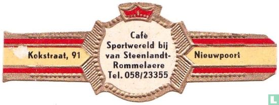 Café Sportwereld bij van Steenlandt-Rommelaere Tel. 058/23355 - Kokstraat, 91 - Nieuwpoort - Afbeelding 1