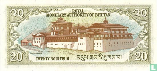 Bhutan 20 Ngultrum  - Afbeelding 2