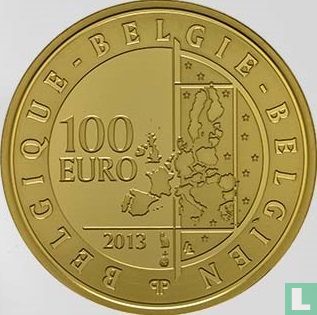 Belgium 100 euro 2013 (PROOF) "20th Anniversary of the death of King Baudouin" - Image 1