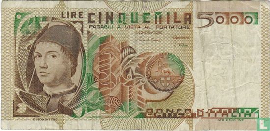 Italien 5000 lira - Bild 1