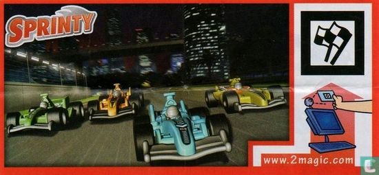 Sprinty - Formule 1 wagen (bijsluiter) - Afbeelding 1
