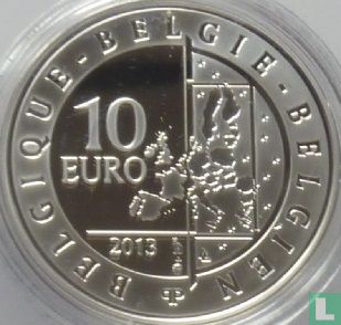 België 10 euro 2013 (PROOF) "100 years tour of Flanders" - Afbeelding 1