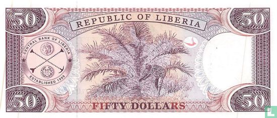 Liberia 50 Dollars - Afbeelding 2