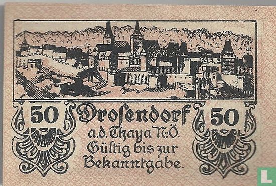 Drosendorf 50 Heller 1920 - Image 1