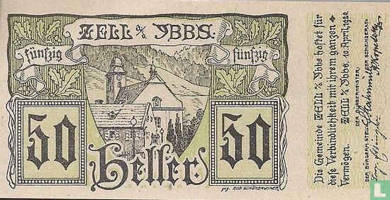 Zell a/d Ibbs 50 Heller 1920 - Afbeelding 1