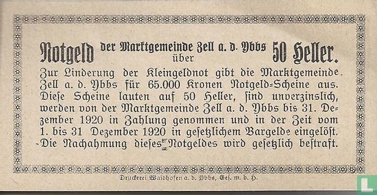 Zell a/d Ibbs 50 Heller 1920 - Afbeelding 2