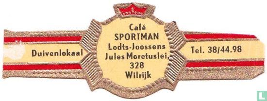 Café Sportman Lodts-Joossens Jules Moretuslei, 328 Wilrijk - Duivenlokaal - Tel. 38/44.98 - Image 1
