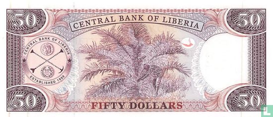 Liberia 50 Dollars - Bild 2