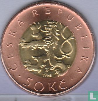 Tsjechië 50 korun 1996 - Afbeelding 1