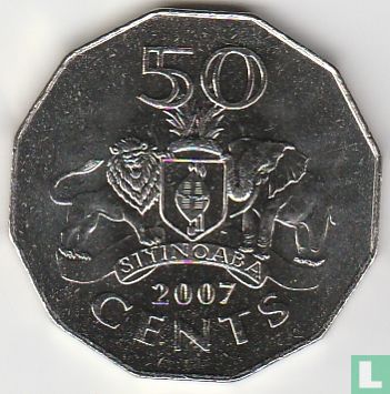 Swaziland 50 cents 2007 - Image 1