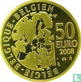 Belgien 50 Euro 2008 (PP) "100th anniversary of Maurice Maeterlinck's play - l'Oiseau bleu" - Bild 1