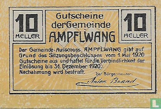 Ampflwang 10 Heller 1920 - Image 2