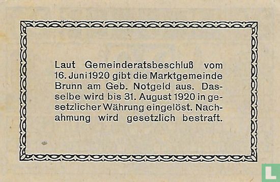 Brunn am Gebirge 20 Heller 1920 - Image 2