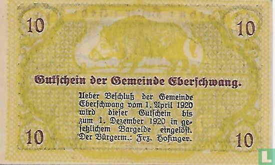 Eberschwang 10 Heller 1920 - Image 2