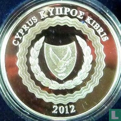 Cyprus 5 euro 2012 (PROOF) "Cyprus Presidency of the Council of the EU" - Image 1