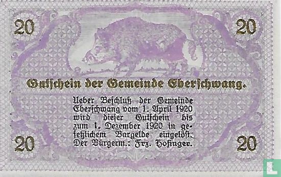 Eberschwang 20 Heller 1920 - Image 2
