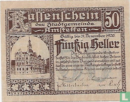 Amstetten 50 Heller 1920 - Bild 1