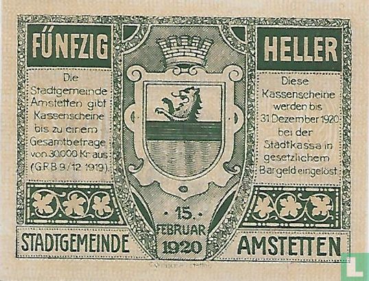 Amstetten 50 Heller 1920 - Afbeelding 2