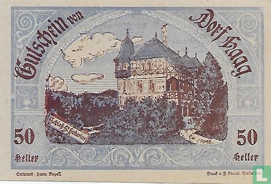 Dorfhaag 50 Heller 1920 - Image 1