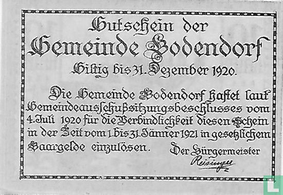 Bodendorf 10 Heller 1920 - Image 2