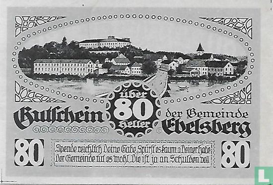 Ebelsberg 80 Heller 1920 - Image 2