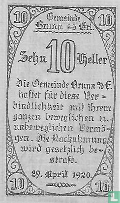 Brunn a.d. Erlauf 10 Heller 1920 - Image 2