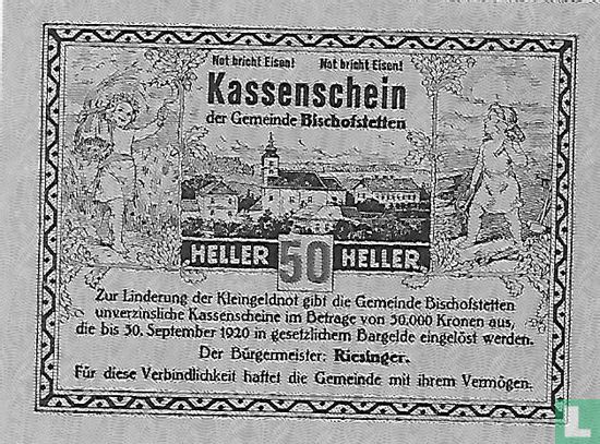 Bischofstetten 50 Heller 1920 - Image 1