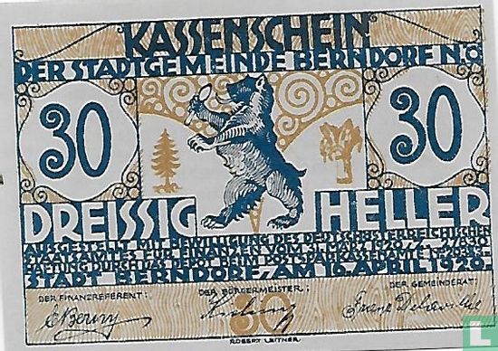 Berndorf 30 Heller 1920 - Image 1