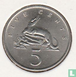 Jamaika 5 Cent 1985 - Bild 2
