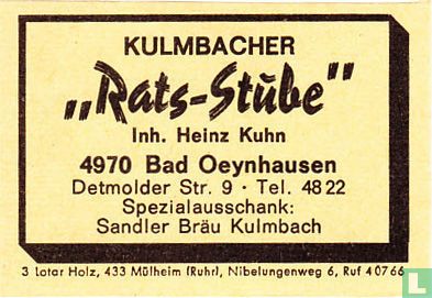 Kulmbacher "Rats-Stübe" - Heinz Kuhn