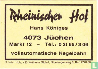 Rheinischer Hof - Hans Köntges