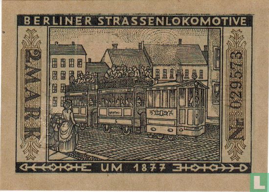Berlin 2 Mark Strassenbahn - Afbeelding 2