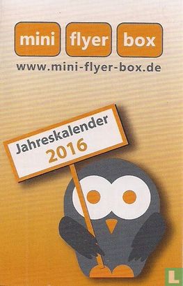mini flyer box - Jahreskalender 2016 - Afbeelding 1