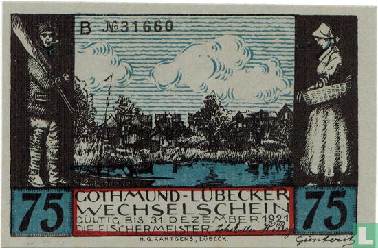 Lübeck 75 Pfennig (ND) - Afbeelding 1